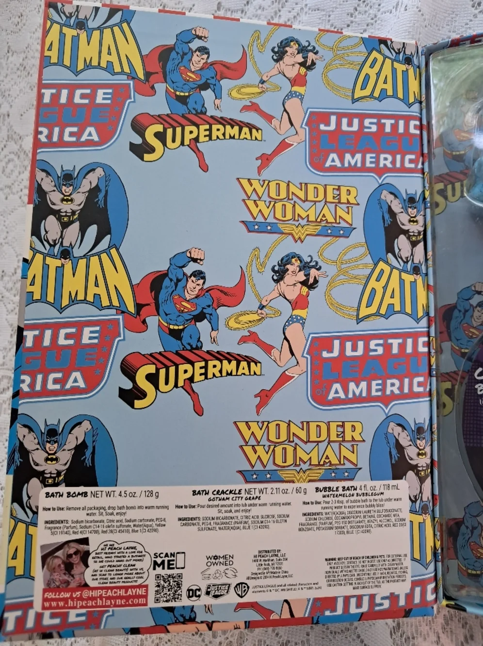 Marvel Comics New  Bath Body Care Gift Set Self Care Shower Bath Bomb Gift Box